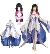 Amazon.co.jp: [Awdmosou] 原神 コスプレ衣装 ウィッグ付き 空月の歌