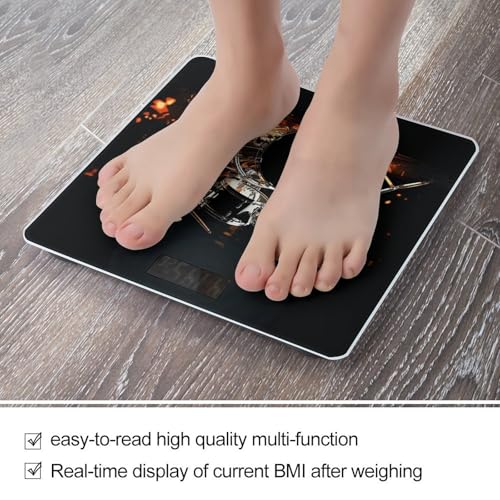 Báscula Digital de Vidrio Templado Drummer para Baño miniatura 5
