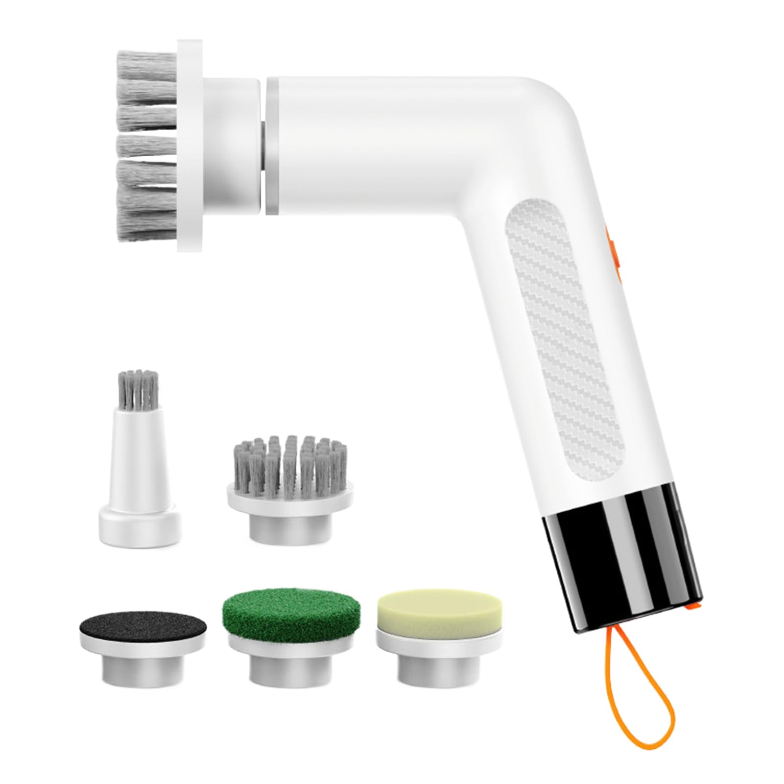 Brosse de nettoyage pour douche rotative électrique pour désincruster les dépôts de tartre