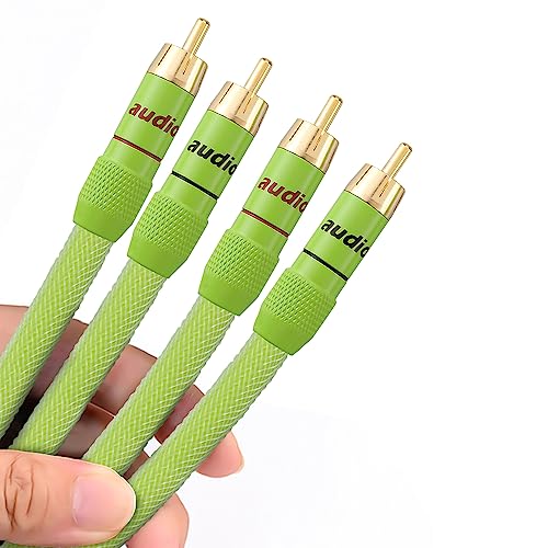 Viborg Audiocrast A51 Hi-End 6N Ofc Copper Rca Interconnect Cable With 2 Rca To Rca Audio Cable Hifi (2M) #TOP24