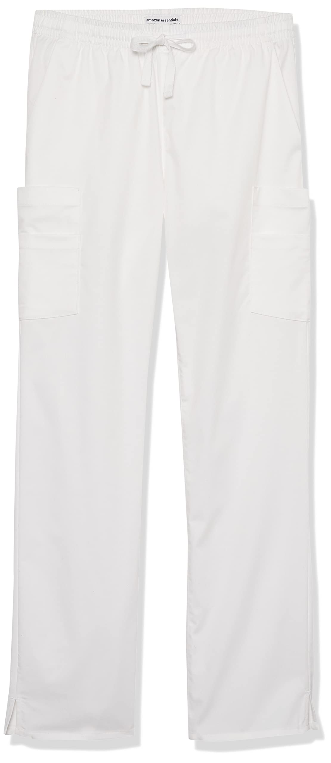 Amazon Essentials Women's Quick-Dry Stretch Scrub Trousers (Available in Plus Size), White, XXL