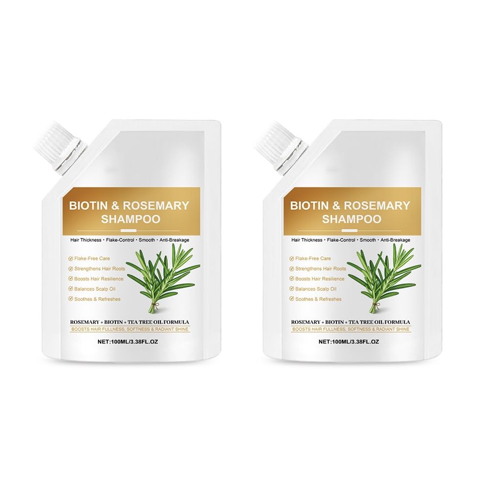Shampoo volumizzante rinfrescante for capelli, detergente delicato for capelli lisci e resistenti(2PCS)