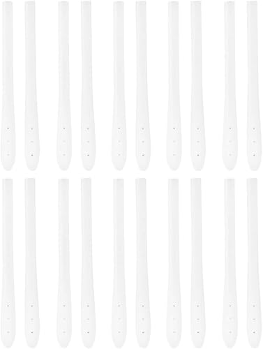 Artibetter 10 pares de lentes de silicona con punta de extremo, almohadillas de boca plana, tubo antideslizante y cómodo, retenedores de lentes de