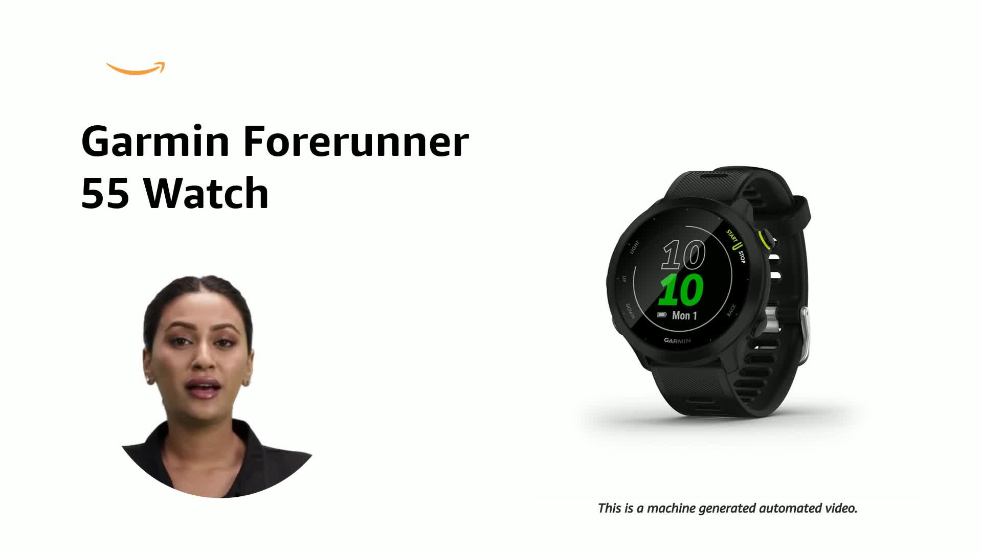GARMIN Forerunner 55, GPS Running Watch with Daily Suggested