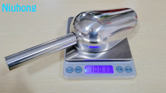 Pelles à Glace/ Aliments Niuhong - 2 Pièces Acier Inoxydable - 21.8cm