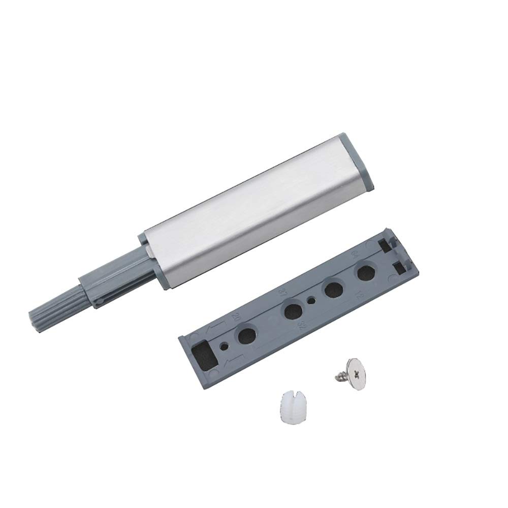 Zestaw zamków elektromagnetycznych do szafek kuchennych i łazienkowych, 4 sztuki, 121 mm, szary