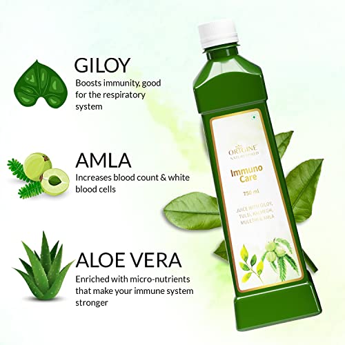 Image of Immunity Care Juice | Naturally Boosts Immunity And Digestive Health | Natural Ingredients Giloy, Tulsi, Kalmegh, Mulethi, And Amla | Boosts Overall Hydration Of The Body, 750 ml