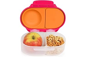 Bentgo® Kids Snack Box: Leakproof, BPA-Free Lunchbox with 2 Compartments for Toddlers...