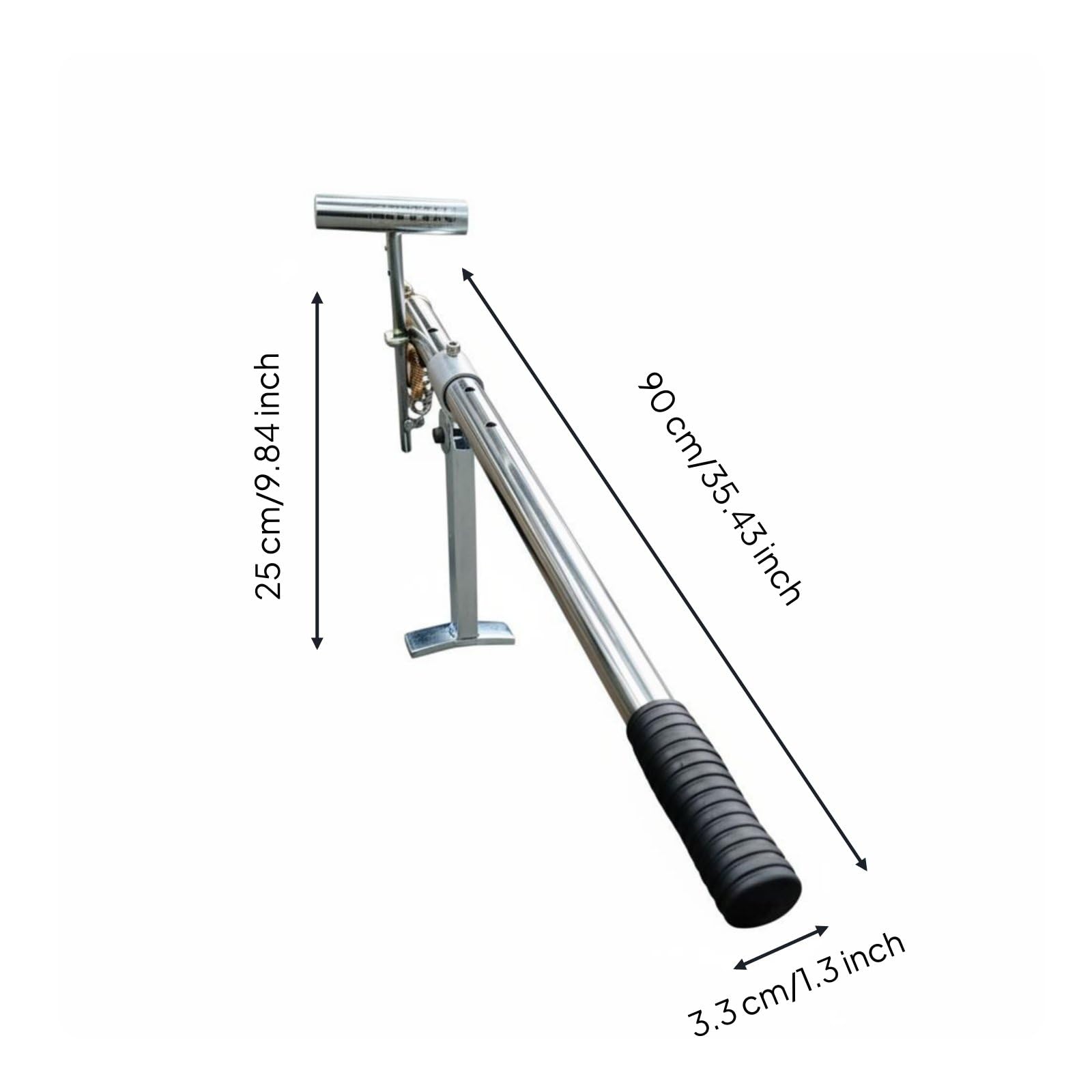 Gancho para Alcantarilla Herramienta de Elevación Gancho Extractor con Mango en T de Alcantarilla Acero Inoxidable Resistente a la Oxidación Adecuada