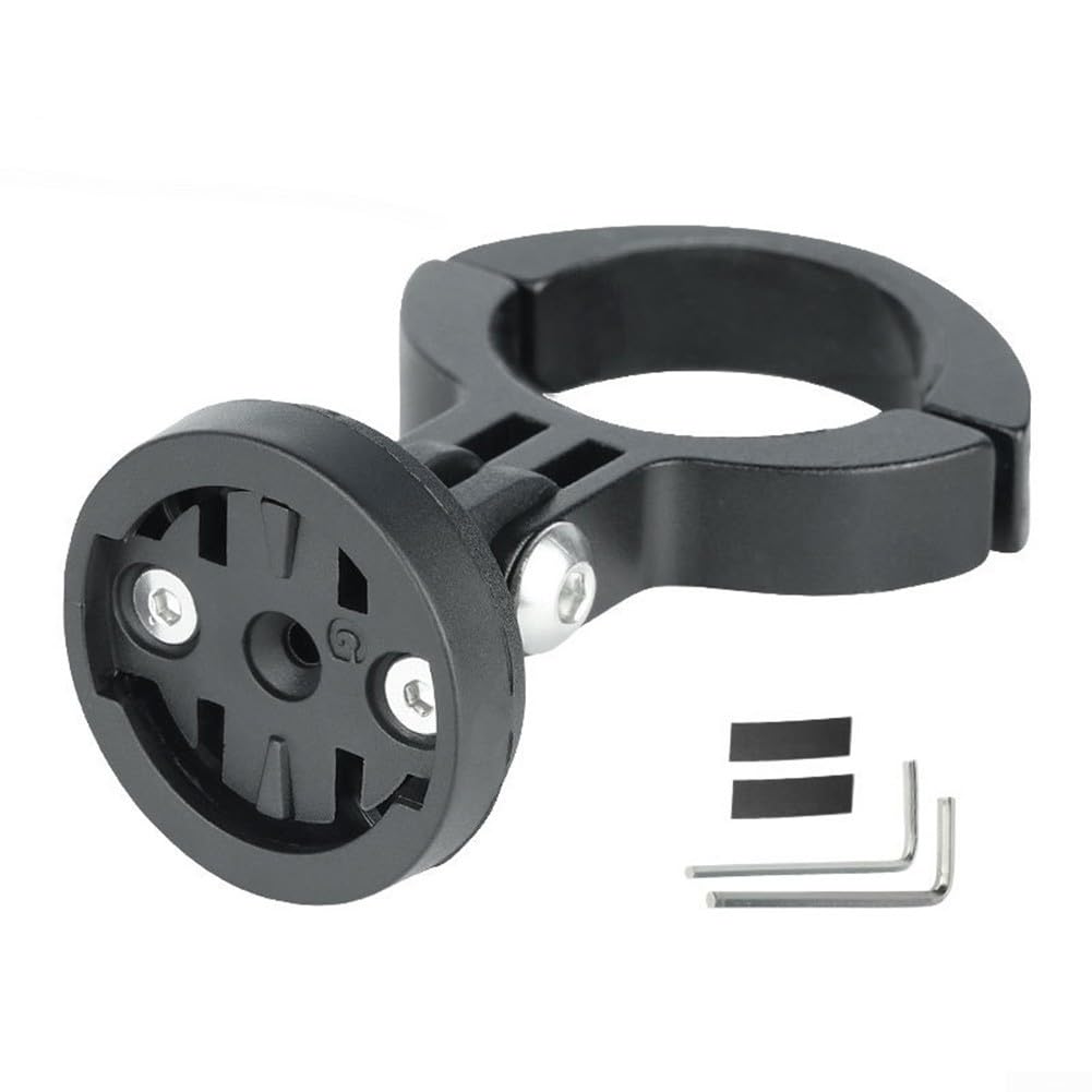 Supporto per luce bici in lega di alluminio, supporto per reggisella Garmin Varia RVR315 RTL510 515 500, adatto per reggisella rotondo da 30-32 mm, nero