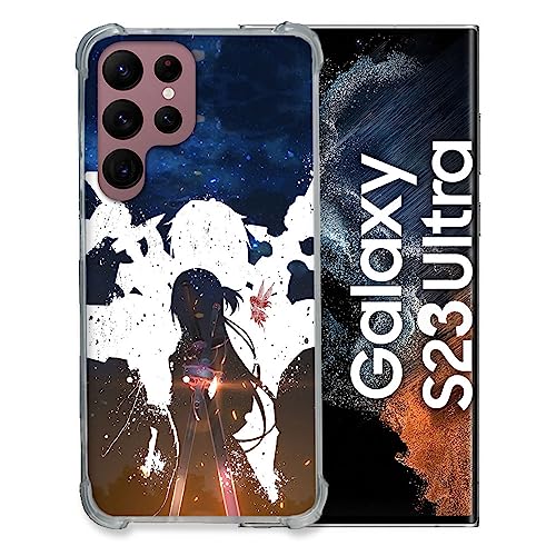 Coque Samsung S23 Ultra Sword Art Online Asuna en verre trempé