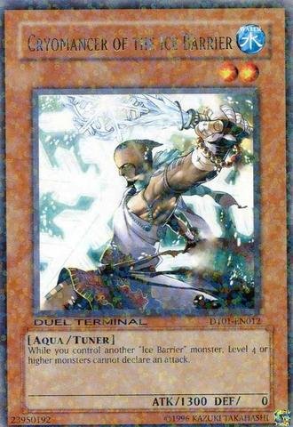 Amazon.com: Yu-Gi-Oh! - Cryomancer of The Ice Barrier (DT01-EN012) - Duel  Terminal 1-1st Edition