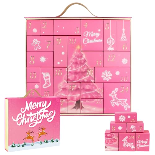 Christmas Advent Calendar 2025, Empty Advent Calendar to Till Yourself,