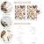 Orainege Floral Wallpaper Peel and Stick Vintage Floral Contact Paper Removable 16.9in x118.1in Leaf Flower Wallpaper Boho Self Adhesive Wall Paper for Bedroom Cabinets Decor