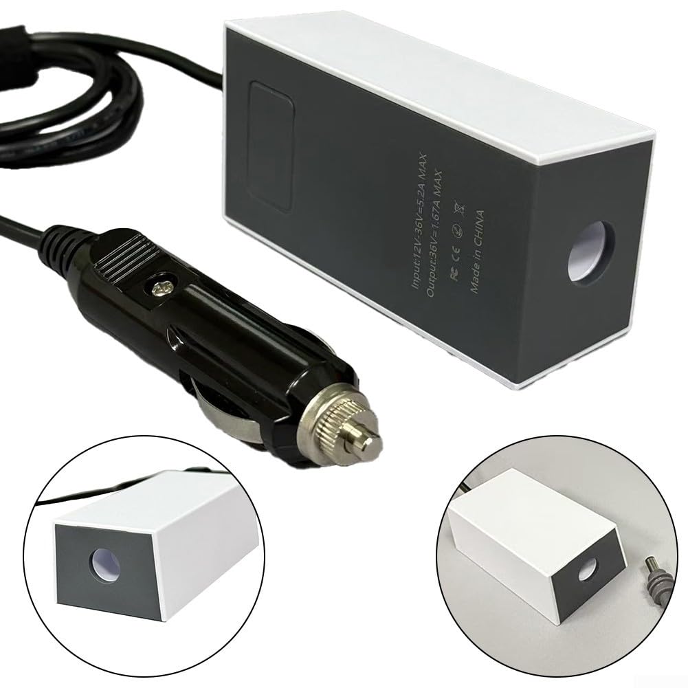 Kfz-Stromwandler 12V-24V auf 36V 5A Ausgang DC Ladegerät Adapter Kabel Fahrzeug Netzteil Adapter Wasserdicht Fahrzeug Ladegerät für Starlink Mini