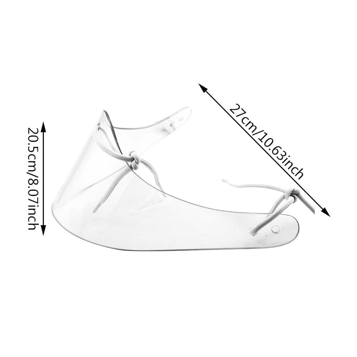 Riven Protège-nuque de gardien de but de hockey sur glace - Protection de la nuque transparente pour la tête de hockey