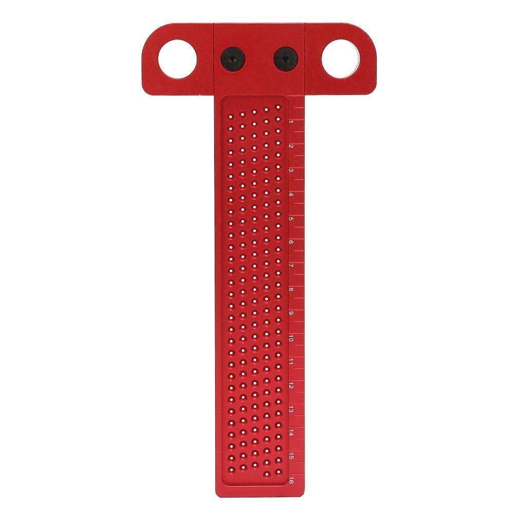 Square Ruler -T Type Square Ruler Aluminum Alloy Scriber Measuring Carpentry Marking Tool (T-160)