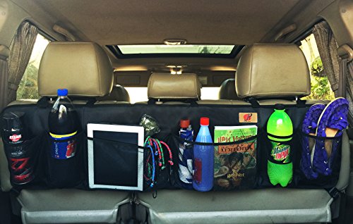 Car Trunk Organizer by P&F | Large Collapsible Cargo Net | Backseat Storage for CRV | Prius | Pickup | Mini Van