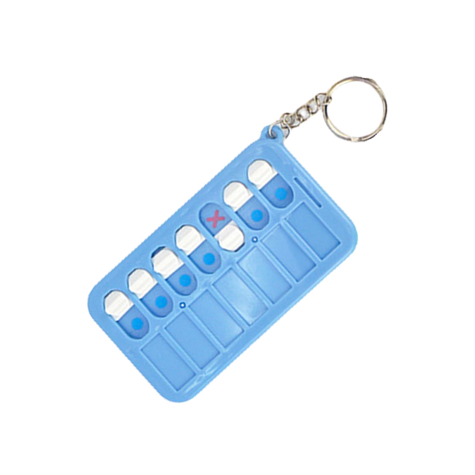 Guaber Blue Daily Planner Board Keyrings Portable Chore Chart Keychains Car Rings Schedule Task For Kids Reminder For The Elderly Chore Chart Schedule Keyring