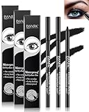 3 Pcs Matte Black Waterproof Smudge-proof Gel Eyeliner Pencil,Fade-Proof Eye Liner Water Line Pencil,Cat Eye/Smoky Eye Makeup Pen,Waterline Gel Eye Liner,Thanksgiving Makeup Gift Set for Women Girl