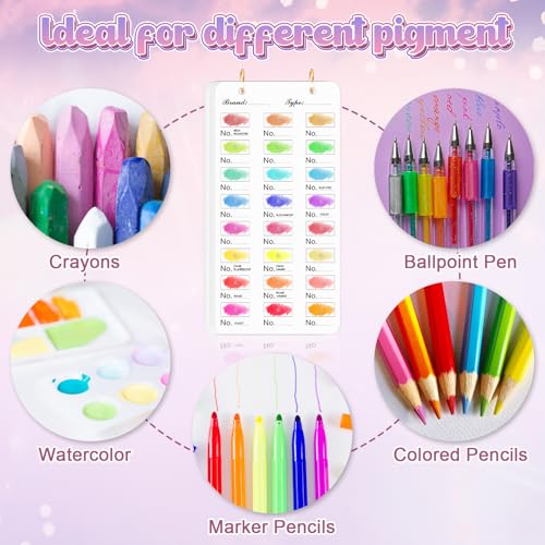 Journal de couleurs à spirales pré-perforées pour marqueurs