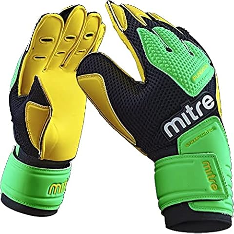Mitre Delta BRZ Goalkeeper Gloves with Ventilation Cover