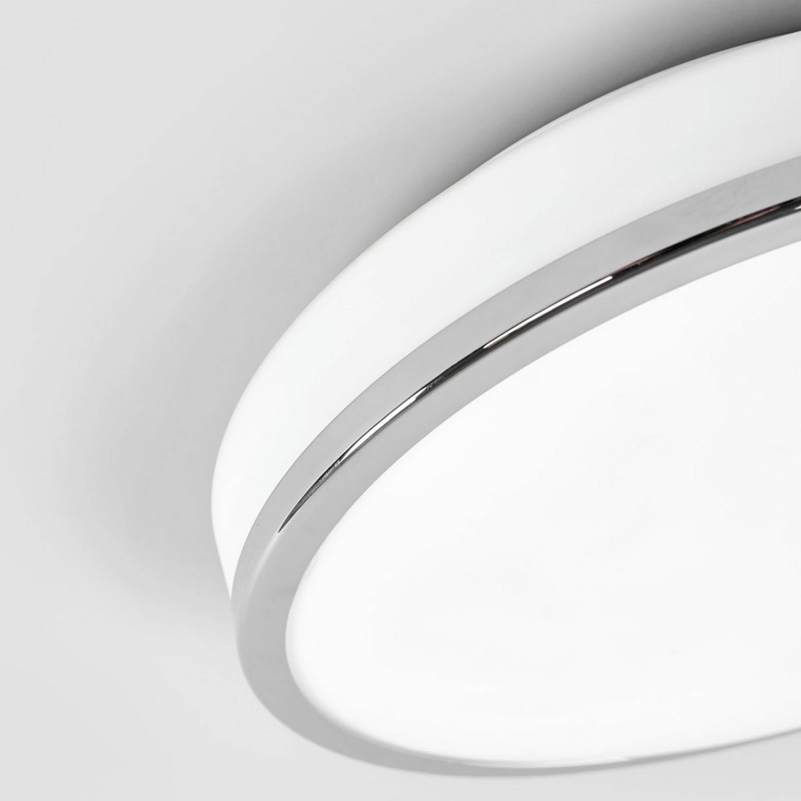 Lindby Plafoniera (Moderno) colore Bianco, in Vetro ad es. Bagno lampadina inclusa plafoniera per bagno lampada