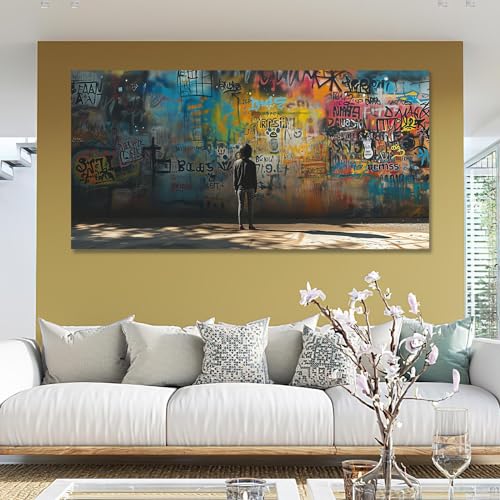 Impression de graffitis Banksy sur toile haute définition - 2