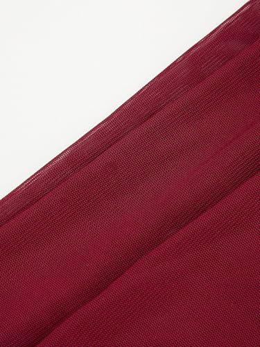 Image of CIDER Formal Dresses for Women Wedding Guest Dresses Summer Maxi Dress Sleeveless Mesh Ruffle Cocktail Dress Elegant Outfits
