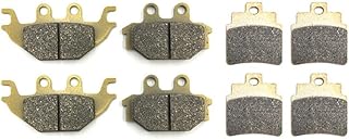 SCUUBE for KYMCO MXU250 2004-2013 Maxxer 300 2006-2013 Mongoose 300 2006-2016 Maxxer 250 2012-2013 Motorcycle Metal Sintered Front and Rear Brake Pads Low Noise