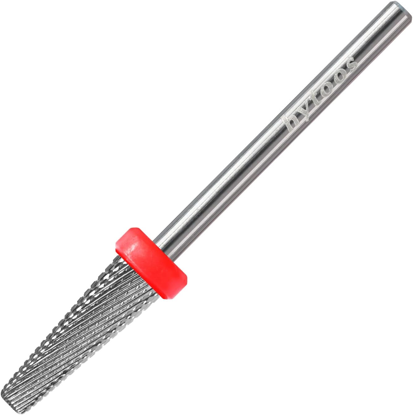 Professional Small 5 in 1 Nail Drill Bits, 4 * 13mm R Cut Tapered Tungsten Carbide Nail Bit for Gel Polish & Base Removal, Electric File Manicure Drills Accessories Tool,F