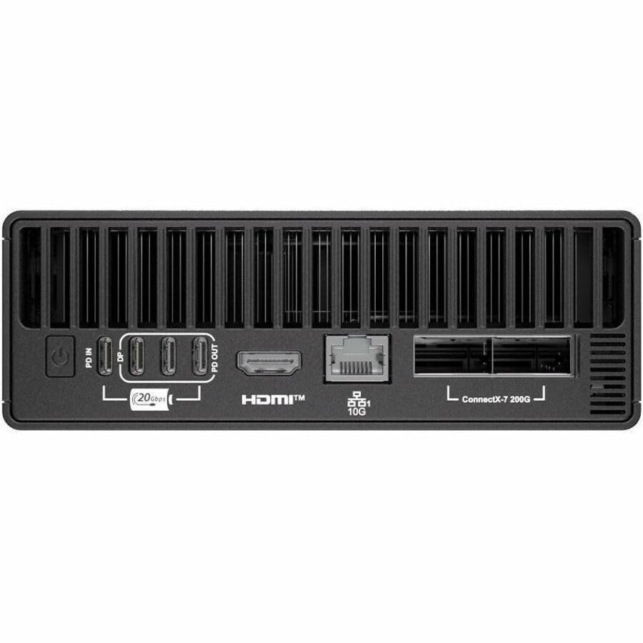 Image of MSI EdgeXpert EdgeXpert-02SKUS Desktop AI Computer - ARM Cortex X925-128 GB - 8 TB PCI Express NVMe 5.0 SSD - Black