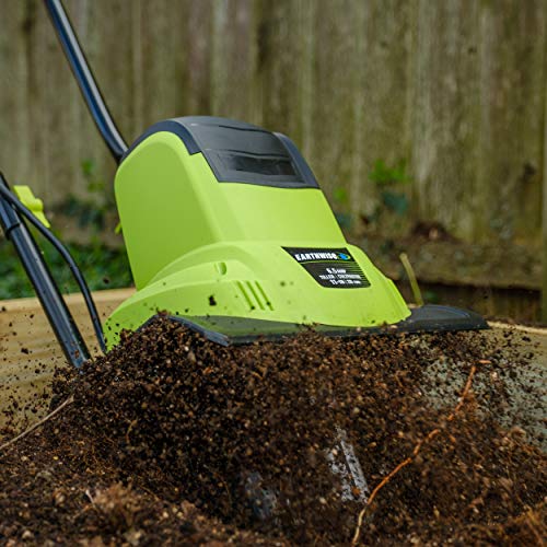Earthwise TC70065 6.5-Amp 11-Inch Corded Electric Tiller/Cultivator, Green