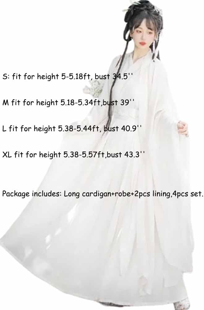 Chinese Hanfu Dress Women Ancient Traditional Hanfu Female Vintage Fairy Cosplay Costume Party Fancy Dress Plus Size