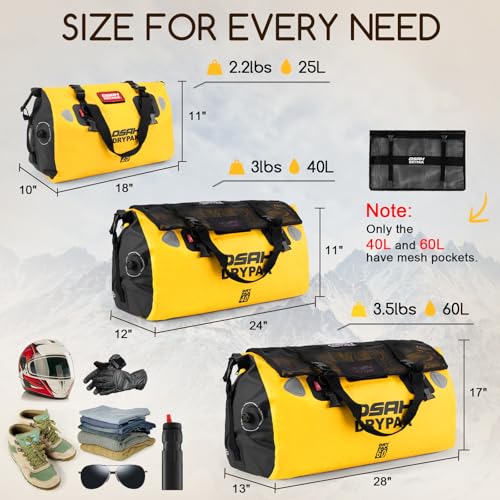 25L Waterproof Duffel Bag & 25L Dry Bag2