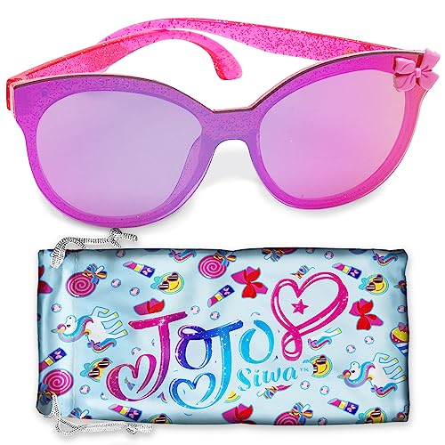 Image of ARKAID Jojo Siwa Glasses Stylish, Comfortable & Durable UV-Protective Little Girl Sunglasses with Soft Jojo Siwa Glasses Case - Official Nickelodeon Jojo Stuff for Girls