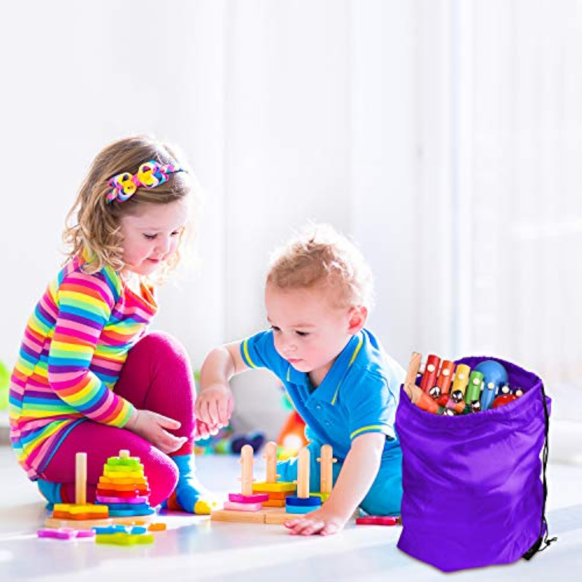 Bulk Drawstring Backpack Bags, Sport Bags for School