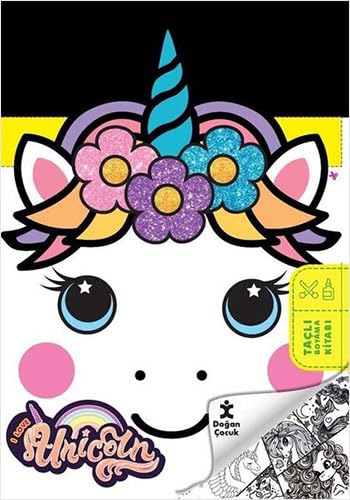 Unicorn Sevimlili?i Taçl? Boyama Kitab?