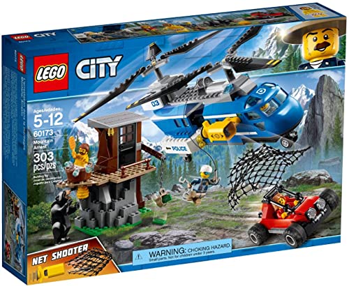 Image of LEGO City Police Mountain Arrest Building Blocks for Kids 5 to 12 Years (303 Pcs) 60173