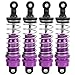 4pcs Shock Struts Damper,RC Shocks Damper Compatible with 144001 1/14 RC Car(purple)