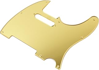 Custom Guitar pickguard fits Tele Standard Style Guitar,Gorgeous Gold Mirror