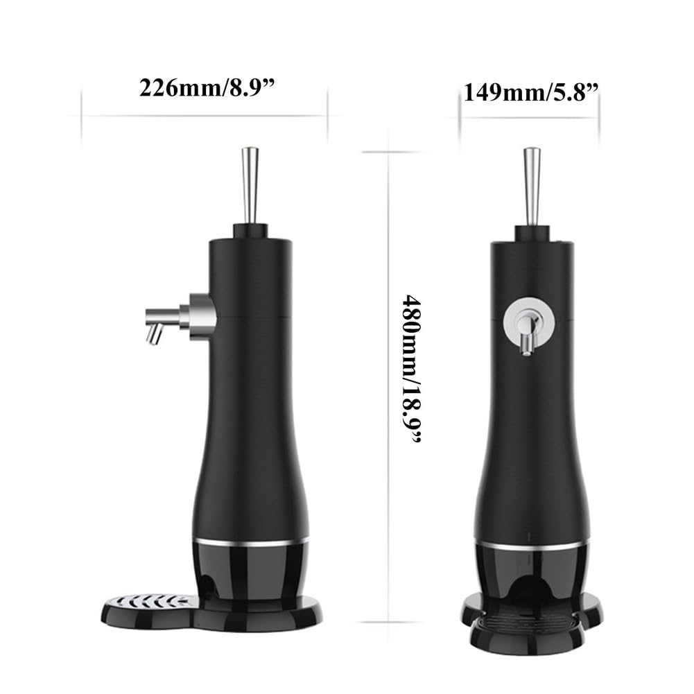Bierschaumbereiter, Mini-Kegerator, Outdoor-Party, tragbarer Bierspender für Zuhause, Zugbiersystem für Flaschen und Dosen, ein tolles Geschenk für Bierliebhaber