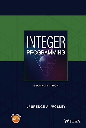 Integer Programming: Wolsey, Laurence A.: 9781119606536: Amazon.com: Books