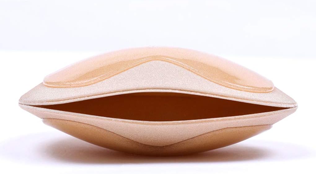 レディース ブラパッド インサート リフト胸部インサート 通気性プッシュアップ 粘着シリコンブラカップ US サイズ: FREE S