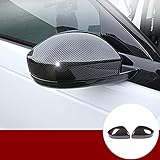 fibra de carbono retrovisores Tipo: Estilo exterior. Marco de espejo retrovisor estilo fibra de carbono ABS, 2 unidades