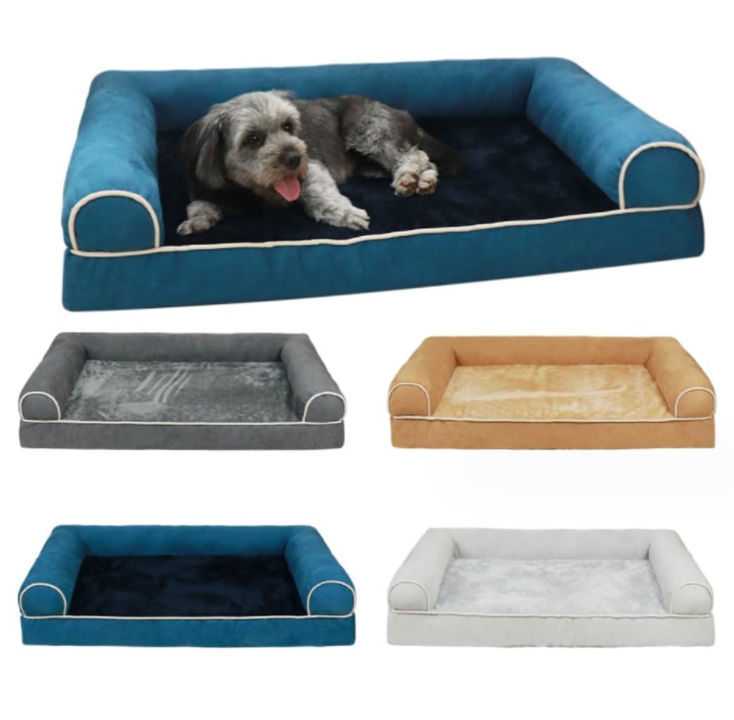 Cuccia Cani Gatti Cuccia per Animali Domestici, Lavabile in Lavatrice, Morbido e soffice, per Cani Gatti, Anti-ansia miglioramento del Sonno Tana per Animali(D,50 * 40 * 11cm)