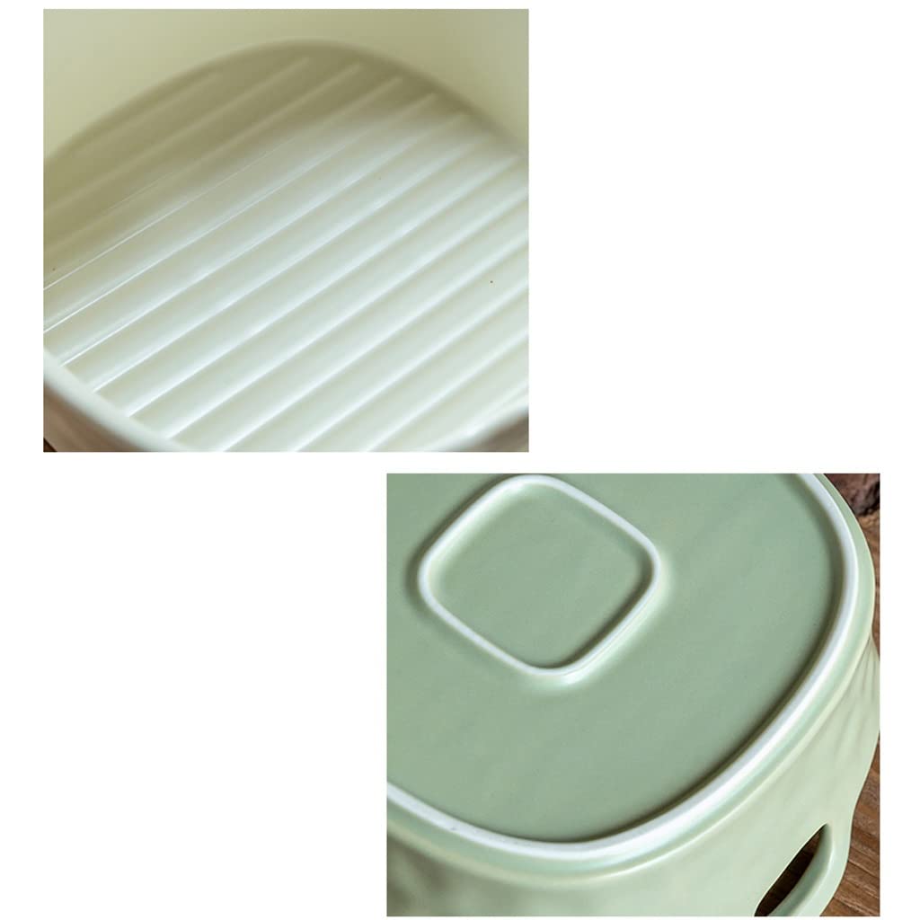 Ensaladera Cuencos De Pasta Postre Tazón De Desayuno Tazón De Cerámica Ensaladera Tazón Para Hornear En Casa Tazón De Diseño Binaural Adecuado para Ensaladas, Sopas, Sopas De Pasta Y Tazones De Ens