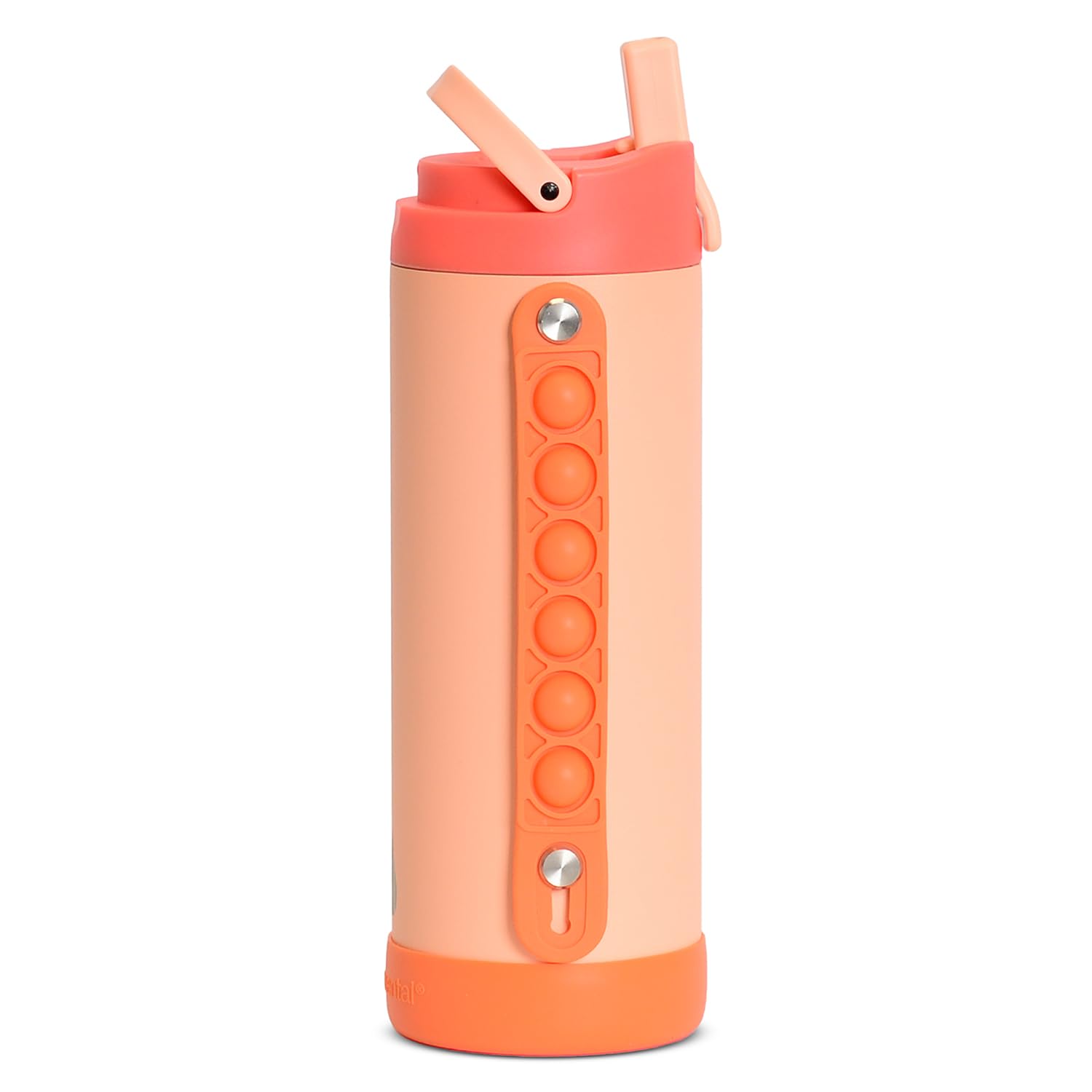 Elemental Iconic 14oz Kids Insulated Water Bottle w/Straw &amp; Pop-It Handle
