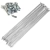 Fahrradspeichen 14G Mit Nippeln – 36-teiliges Set Für Reparatur & Ersatz (Längen 70–309 Mm)