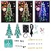 3D Christmas Tree LED DIY Kits, 4.5-5V Circuit Board Kit Decorative PCB Stereo Christmas Tree Electronic Components for Soldering Practice (Three-color DIY set)